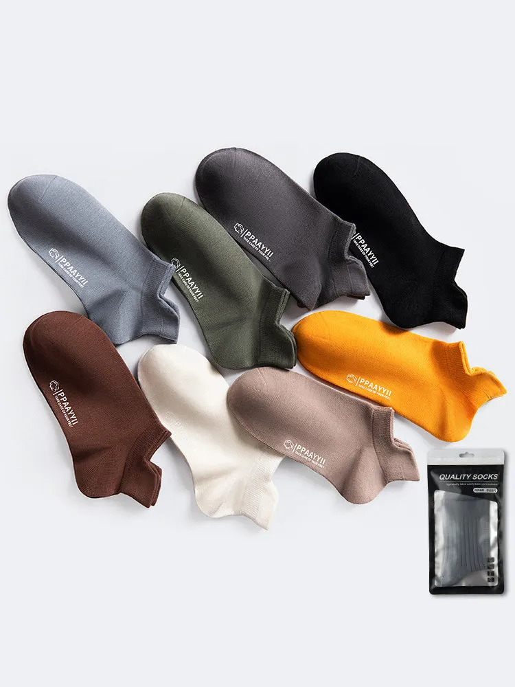 10 Pack Men's Performance Cotton Ankle Socks