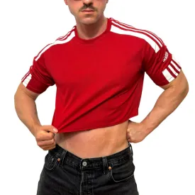 Adidas Sport Red Short Sleeve Crop Top BY SNEAKERMASK