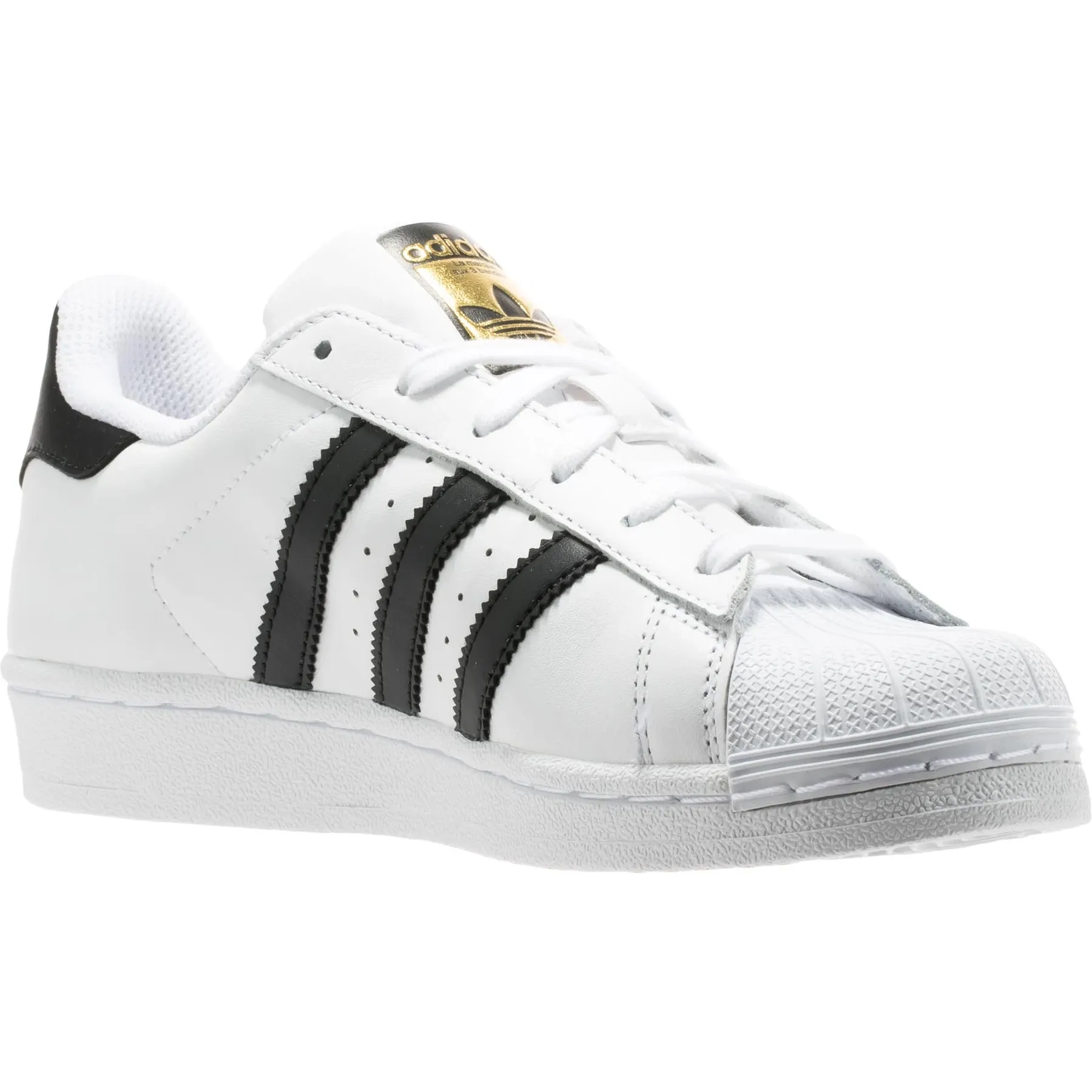 Adidas Women's Originals Superstar Shoes - White / Black / Gold