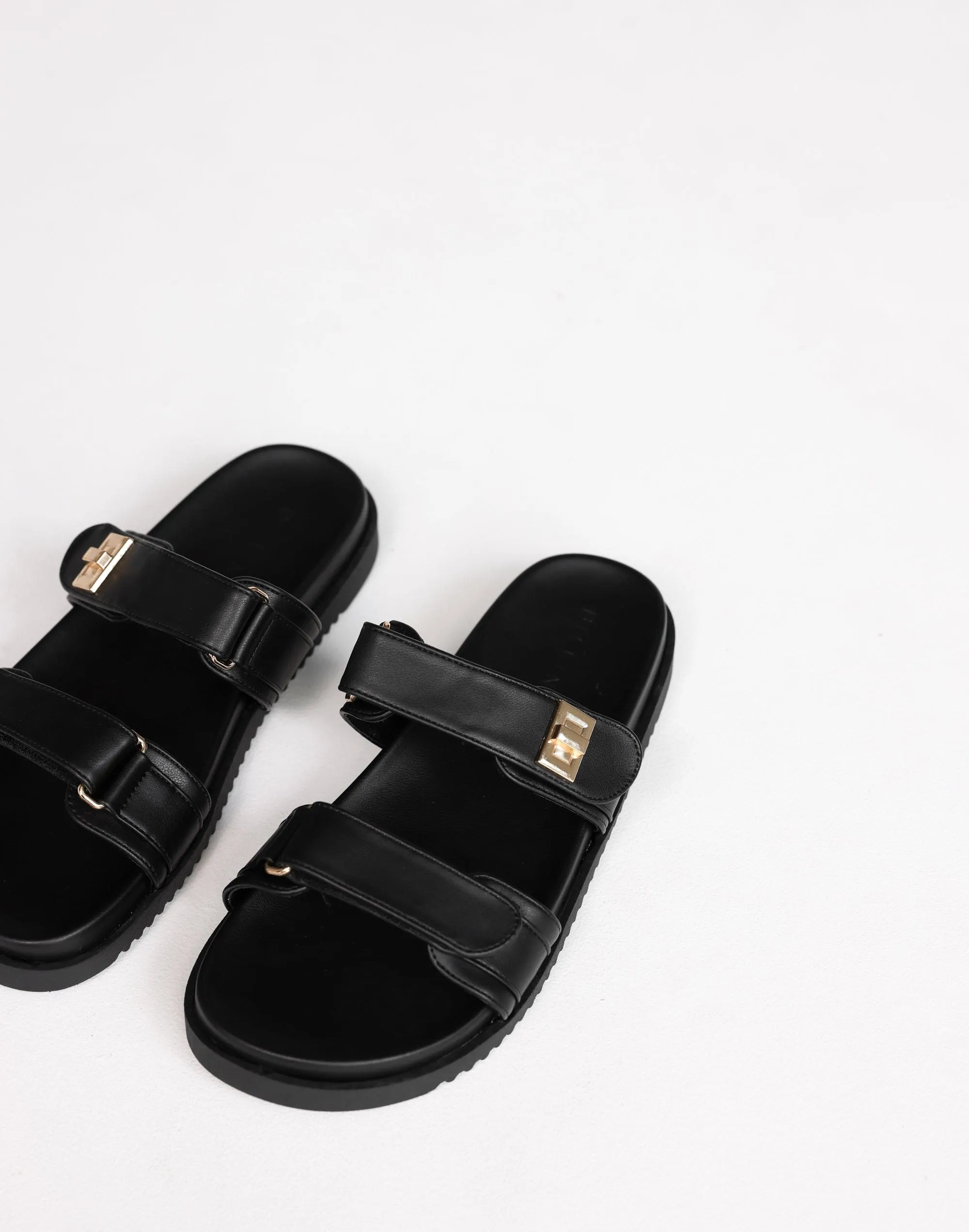 Amylee Slides (Black) - By Billini