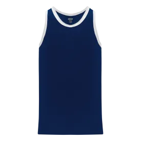 Athletic Knit (AK) B1325M-216 Mens Navy/White League Basketball Jersey