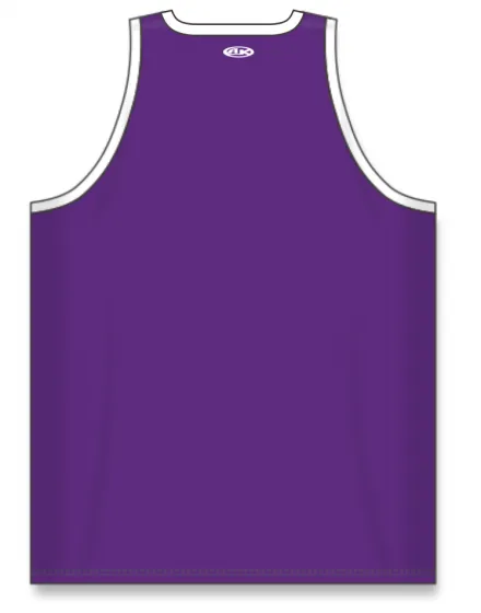 Athletic Knit (AK) B1325Y-220 Youth Purple/White League Basketball Jersey