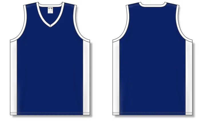 Athletic Knit (AK) B2115L-216 Ladies Navy/White Pro Basketball Jersey