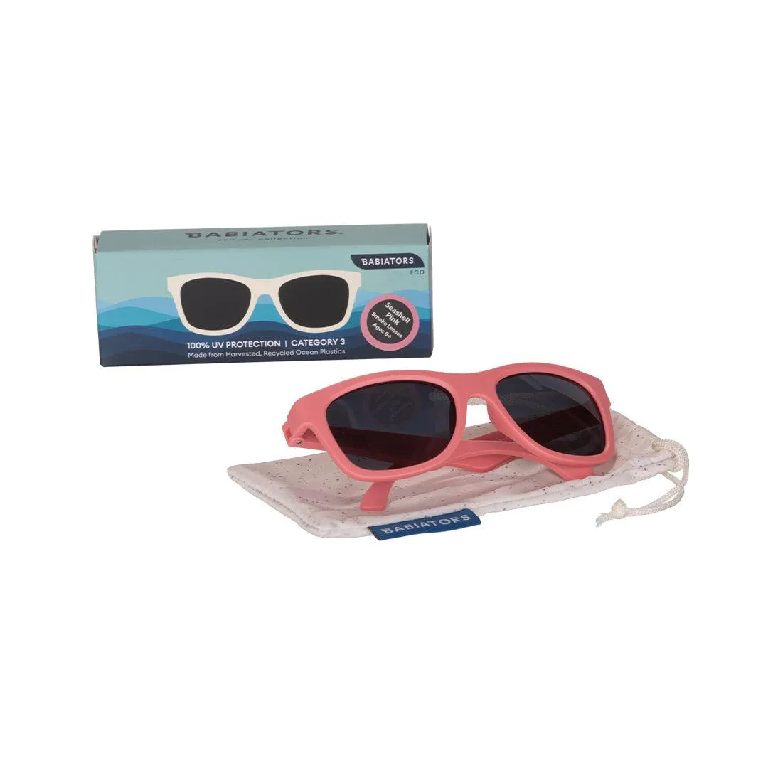 Babiators Eco Original Navigator Sunglasses  - Seashell Pink