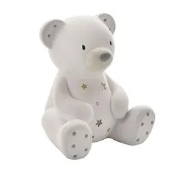 Bambino - White Resin Money Box Teddy