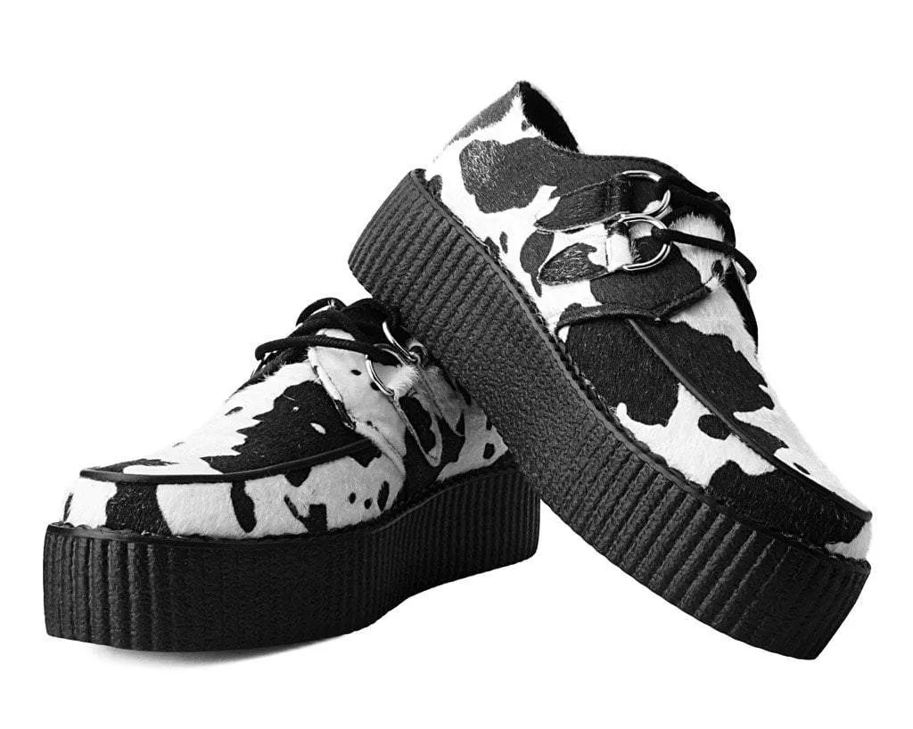 Black & White Cow Print Viva Mondo Creeper