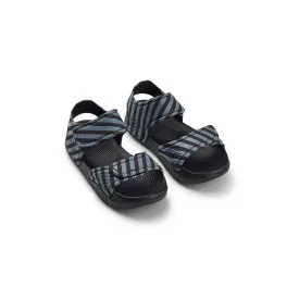 Blumer Sandals - Stripe: Blue wave/black