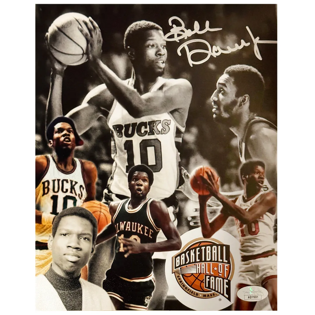 Bob Dandridge Signed Milwaukee Pose 1 Basketball 8x10 Photo (JSA)