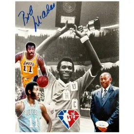 Bob McAdoo Signed Pose 5 Basketball 8x10 Photo (JSA)