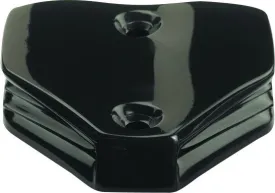 CLAMCLEAT HORIZONTAL BLACK 6-10MM