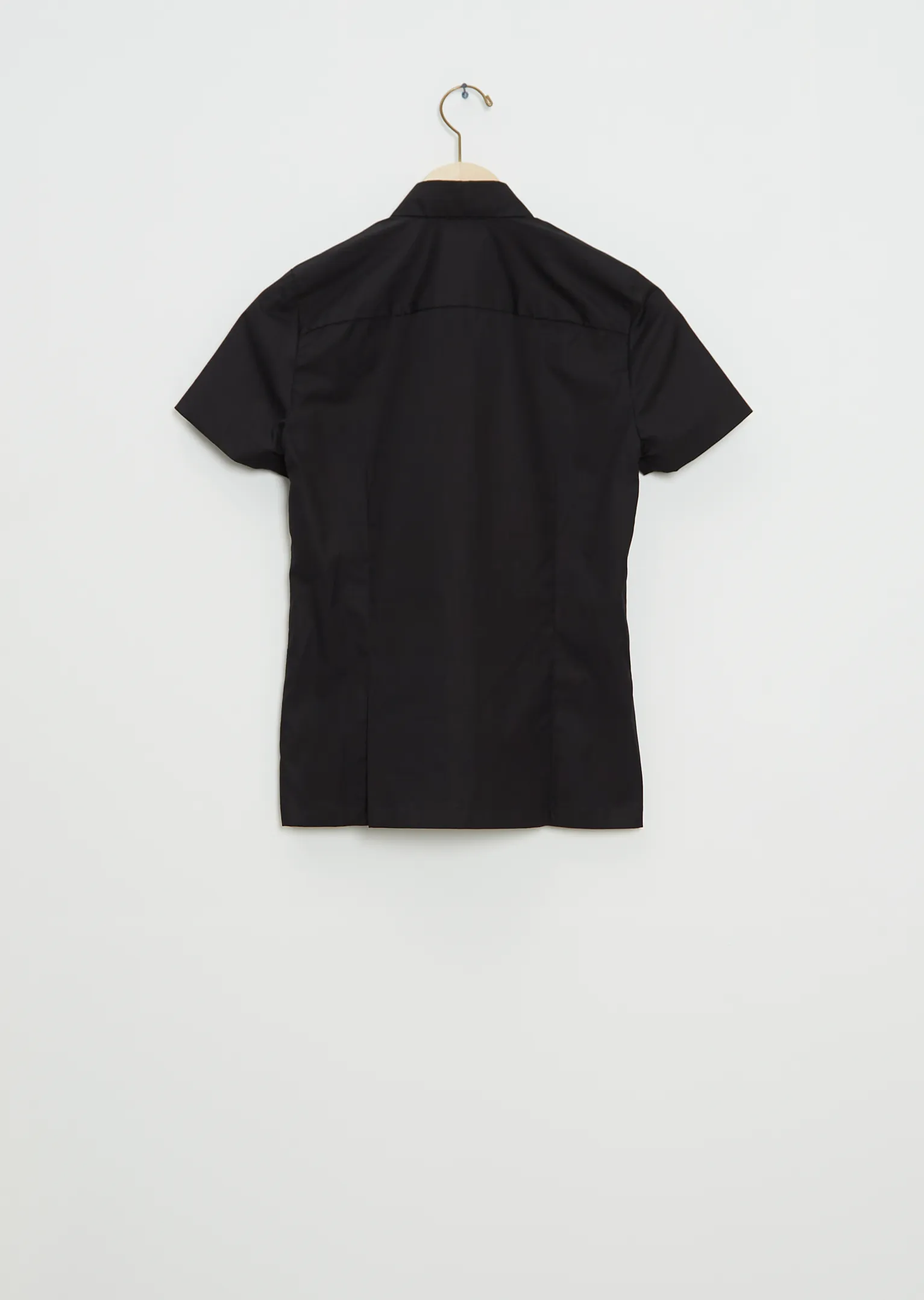 Cloudy Cotton Shirt — Black