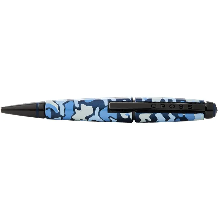 Cross Edge Blue Camo Rollerball Pen