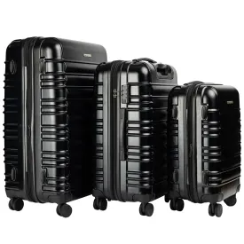 Durable Hard Shell 3PC Luggage Set w/TSA Lock, 360° Wheels - Olympus