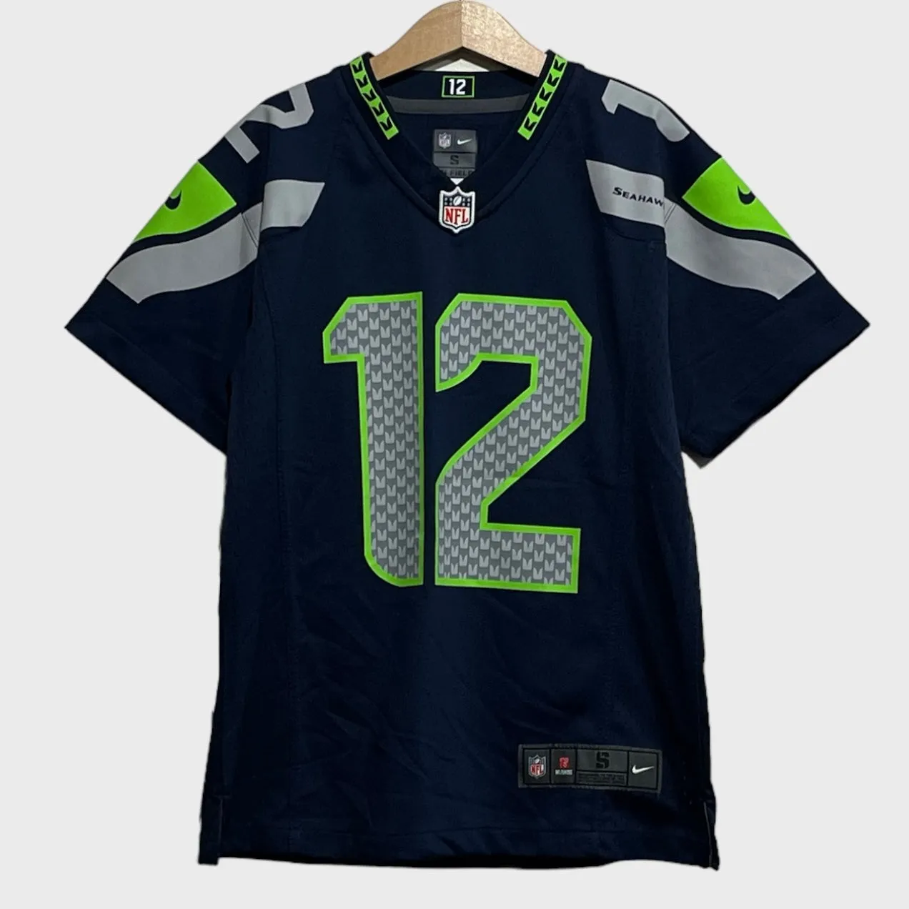 Fan #12 Seattle Seahawks Jersey Youth S