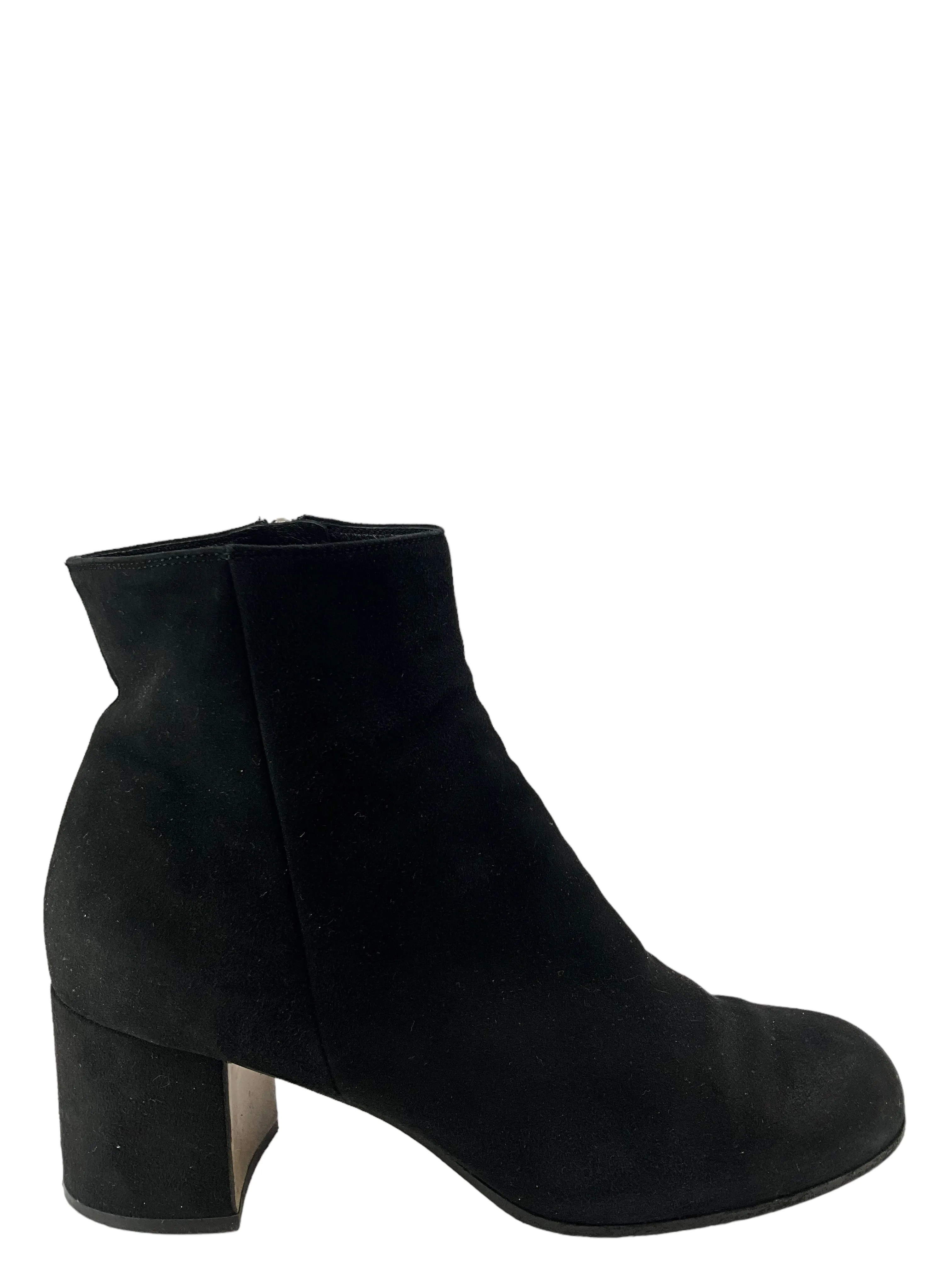 Gianvito Rossi Black Suede Booties Size 9