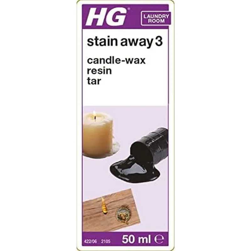 HG Laundry Room - Stain Away No.3 - Candle-Wax, Resin and Tar 50ml