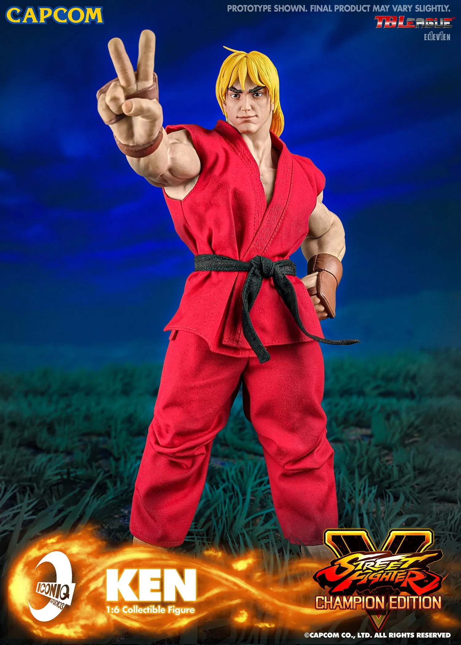 Iconiq Studios Street Fighter V Ken Masters Sixth Scale Figure