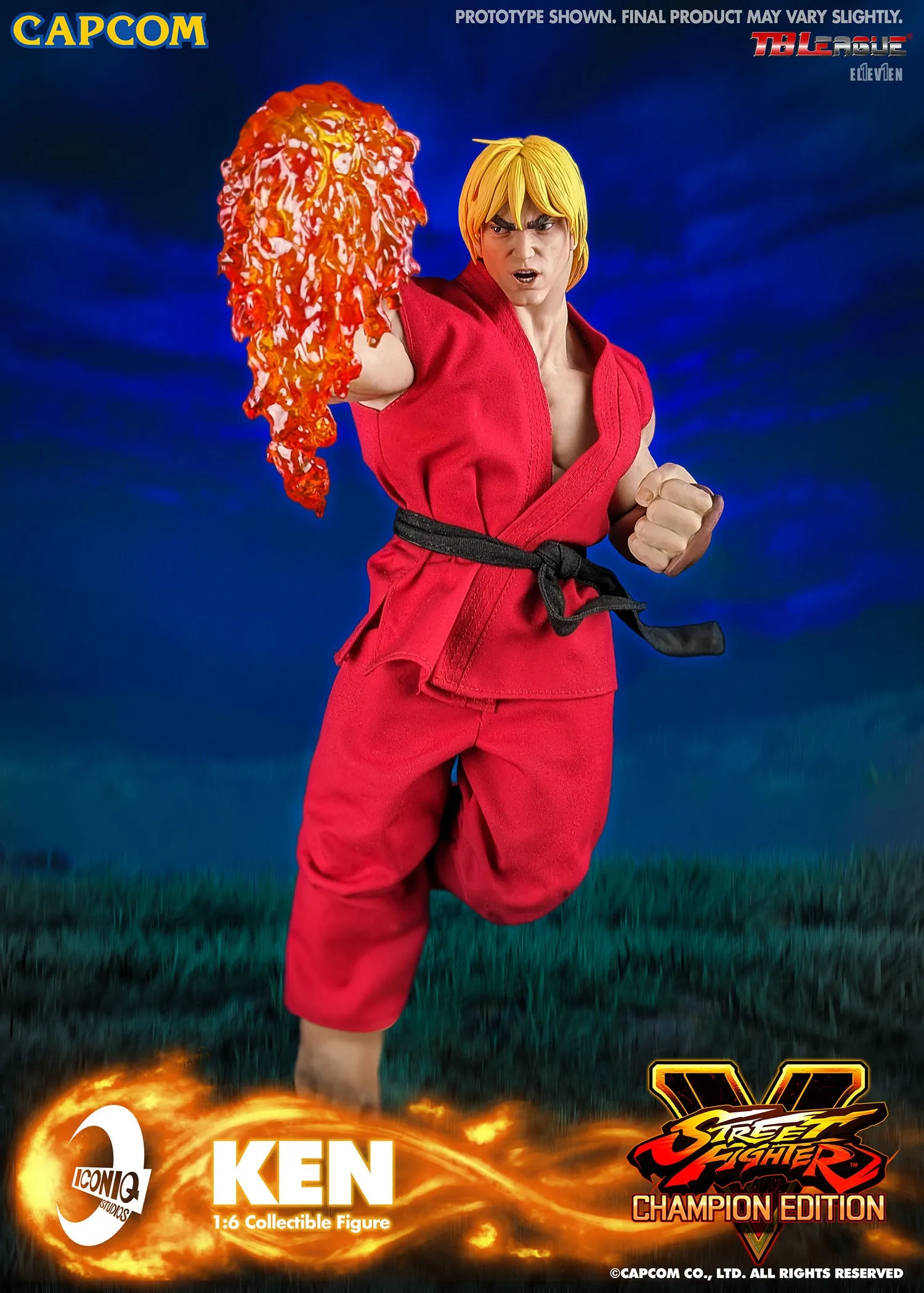 Iconiq Studios Street Fighter V Ken Masters Sixth Scale Figure