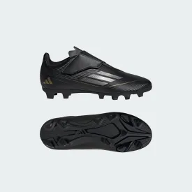 Junior F50 Club Velcro FxG [Black/Gold]