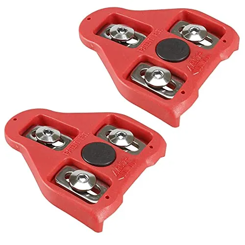 KESCOO Bike Cleats, Compatible with Road Cycling Look Delta Cleats (9 Degree Float) Indoor Bike Shoes Clips Set for Pedals