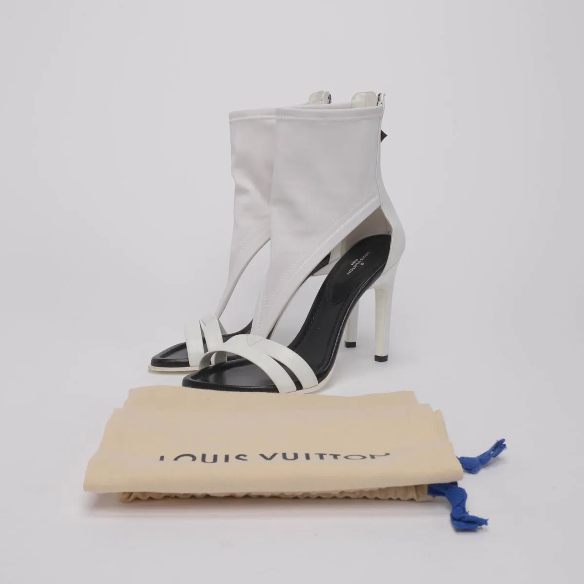 Louis Vuitton White Iconic Sandals 39