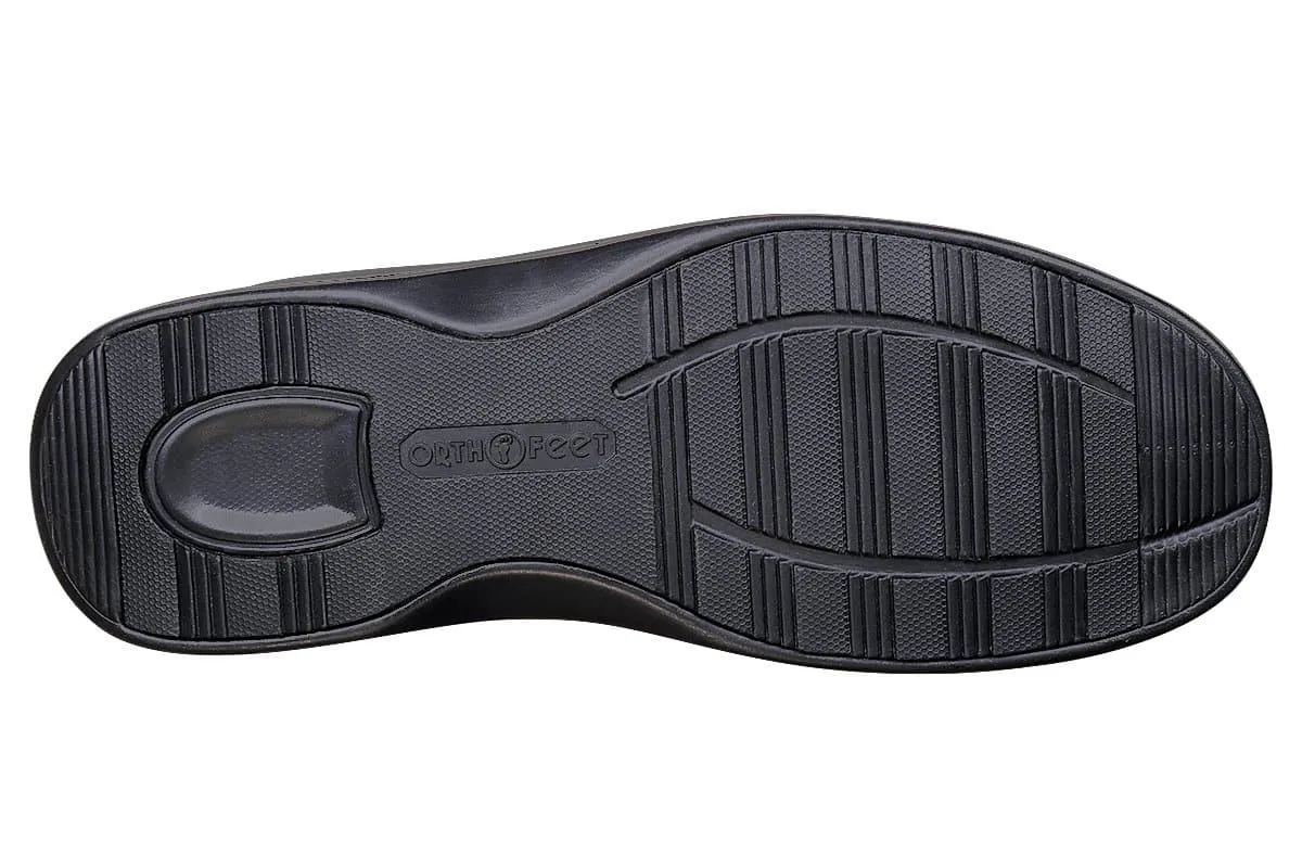 Melbourne - Black Orthotic Sandal