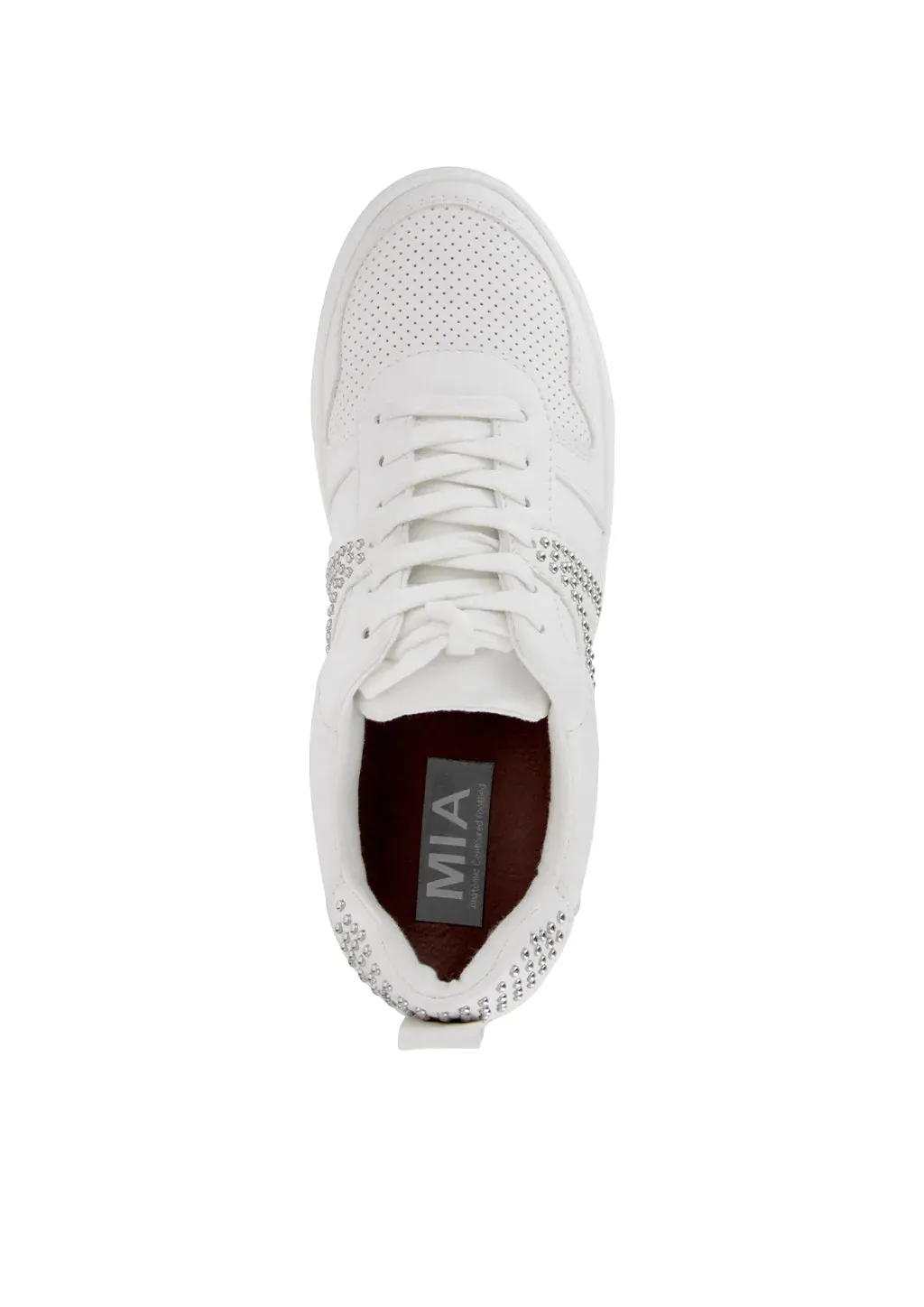 MIA White Stud Alta Sneaker