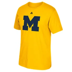 Michigan Wolverines Adidas Stitched Logo Go-To Shirt