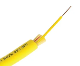 Micro-Distribution Plenum Fiber Optic Cable, Single Mode, 2 Strand, Indoor