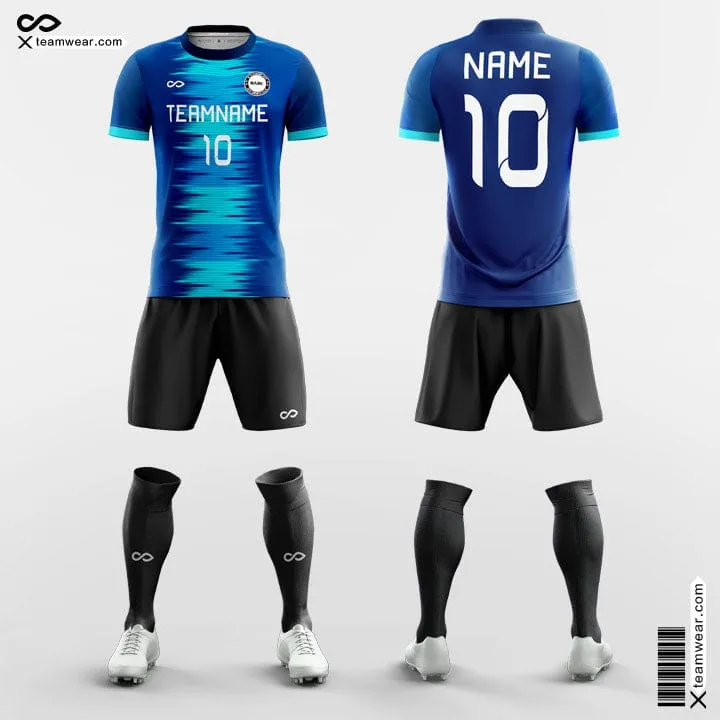 Moire Pattern - Custom Soccer Jerseys Kit Sublimated for Kids