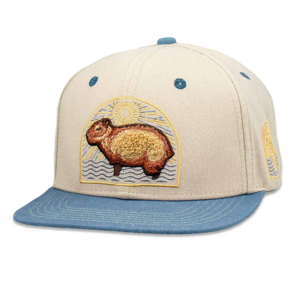 Mugwort Capybara Kids Snapback Hat