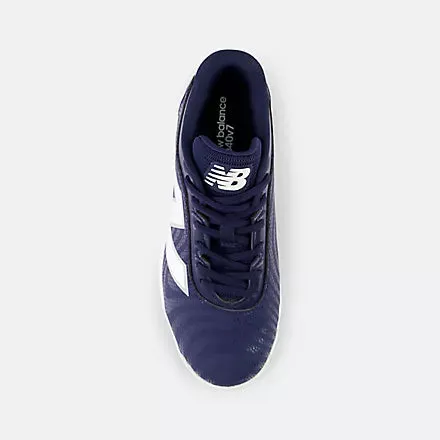 New Balance J4040v7 Rubber Molded Youth Cleat - Navy