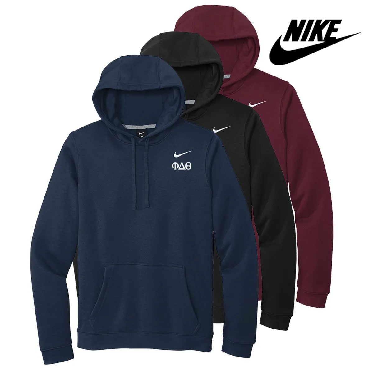 Phi Delt Nike Embroidered Hoodie