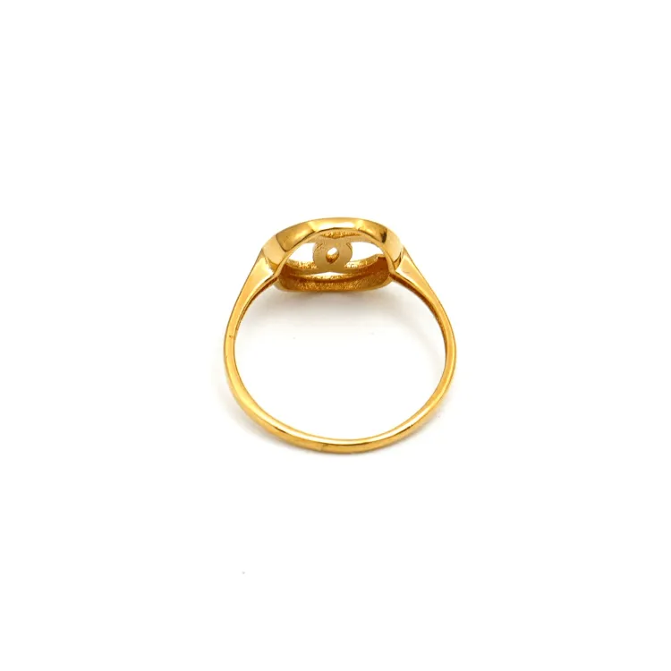 Real Gold GZCH Plain Round Ring 0074-7YZ (SIZE 9.5) R2391