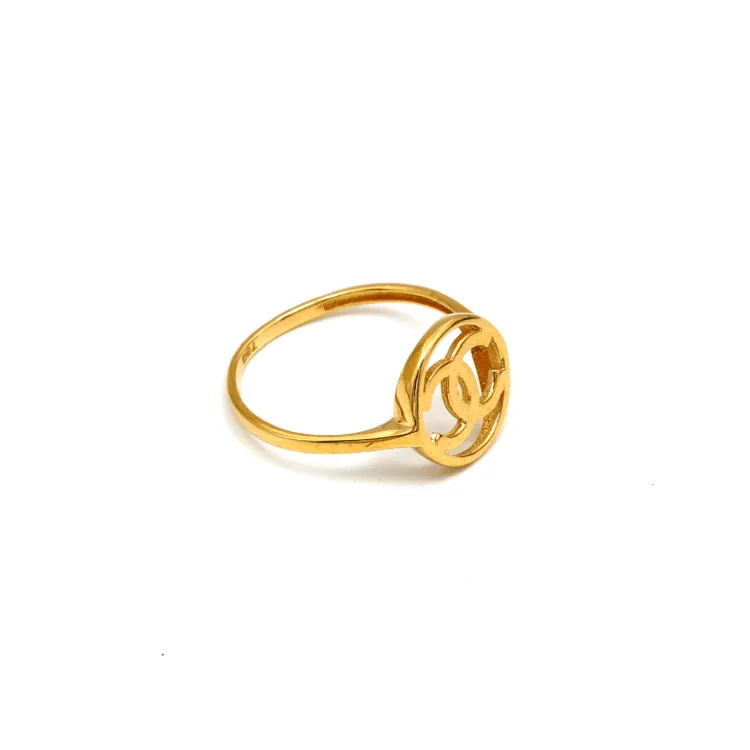 Real Gold GZCH Plain Round Ring 0074-7YZ (SIZE 9.5) R2391