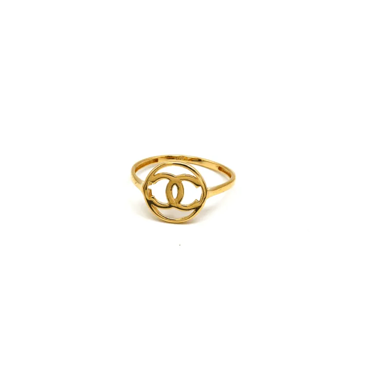 Real Gold GZCH Plain Round Ring 0074-7YZ (SIZE 9.5) R2391