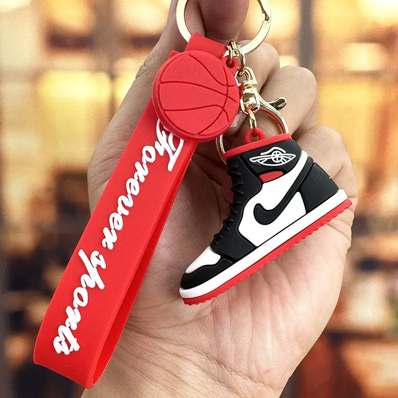 Red sneaker keychain