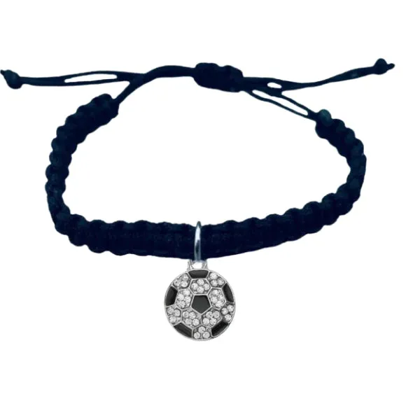 Soccer Adjustable Bracelet - Pick Colors & Charms