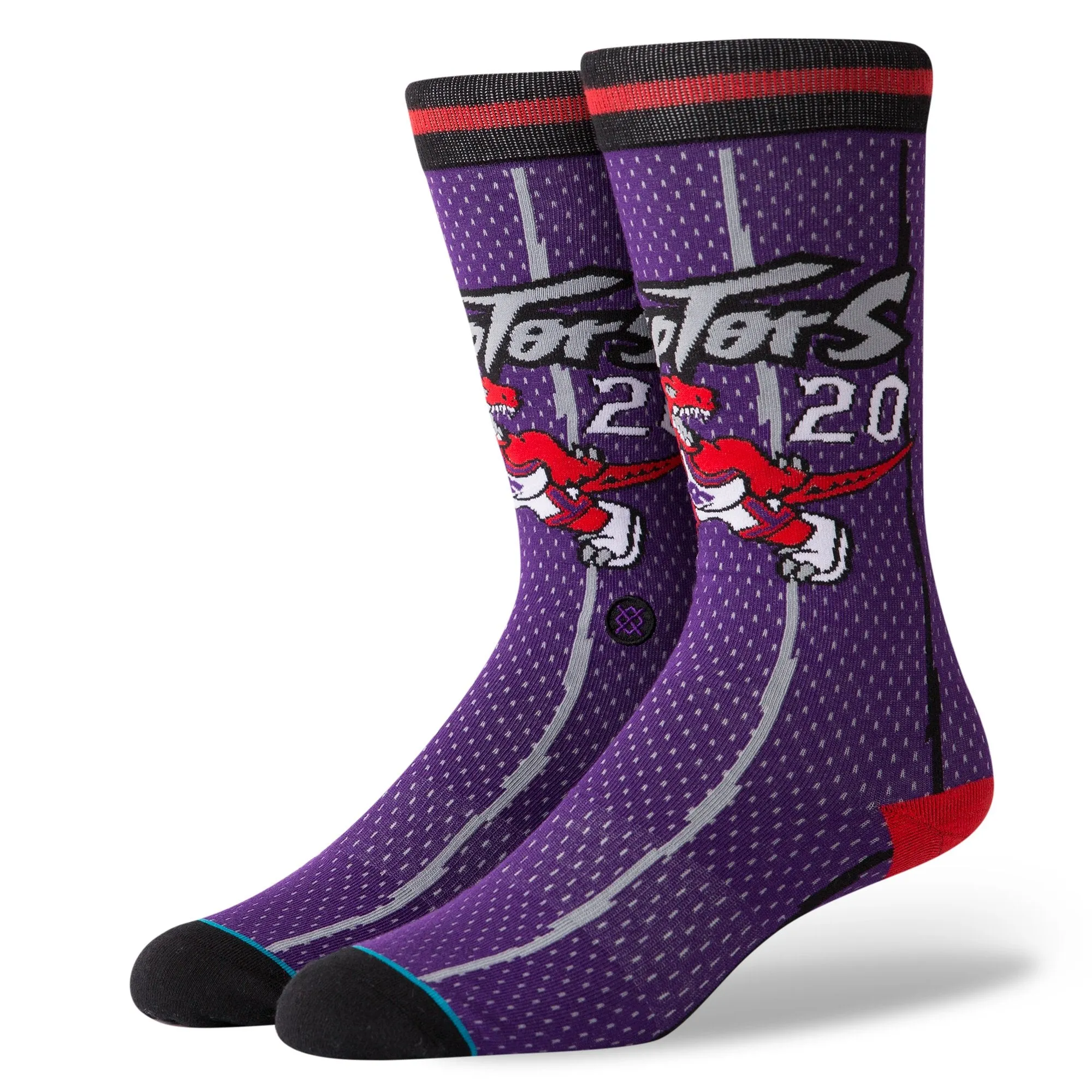 STANCE SOCKS RAPTORS 96 JERSEY PURPLE