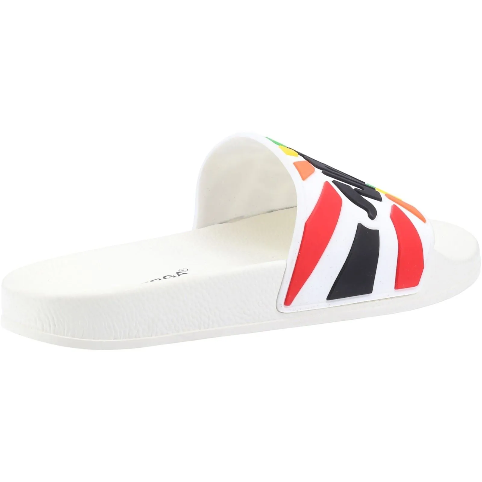 Superga Slide Synthetic Women's White/Multicolour Sandals