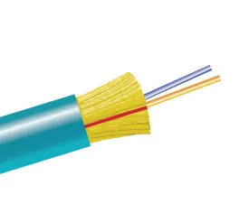 Tight Buffer Distribution Plenum Fiber Optic Cable, Multimode 10 Gig OM4, Indoor/Outdoor