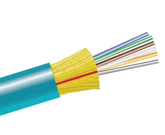 Tight Buffer Distribution Plenum Fiber Optic Cable, Multimode 10 Gig OM4, Indoor/Outdoor