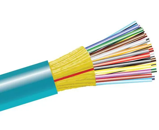 Tight Buffer Distribution Plenum Fiber Optic Cable, Multimode 10 Gig OM4, Indoor/Outdoor