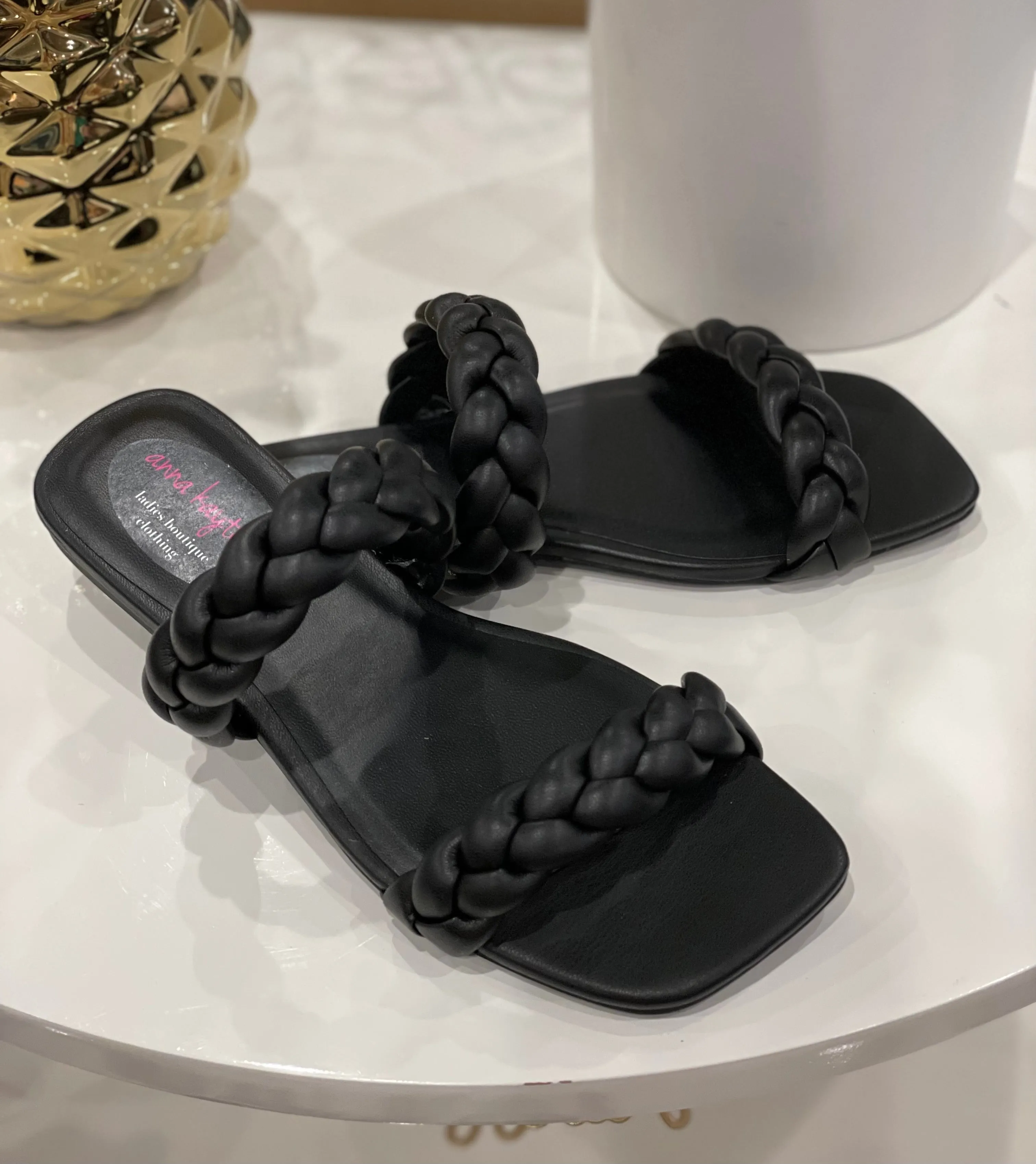 Too Fancy Braided Sandals- Multiple Options