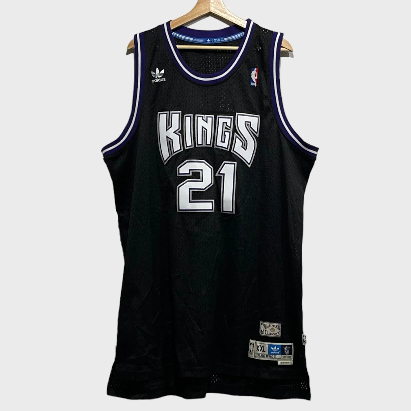 Vintage Vlade Divac Sacramento Kings Jersey 2XL